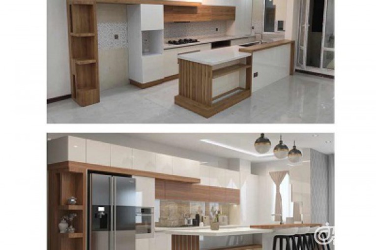 طراحی و اجرای کابینت آشپزخانه