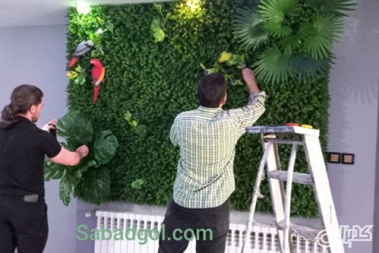 اجرای دیوارسبز،گرین وال مصنوعی با گلها و گیاههان خارجی باکیفیت 